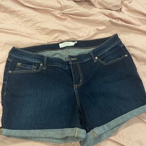 Torrid jean shorts. Size 18